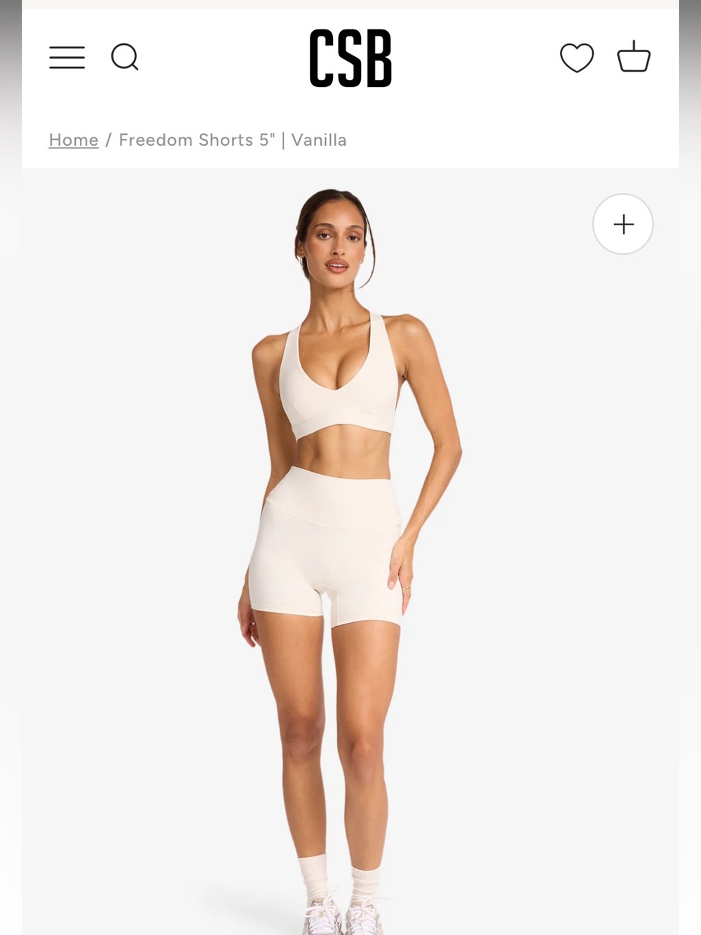CSB Freedom Shorts 5” Vanilla
